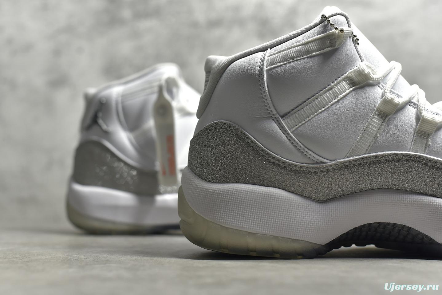 Jordan 11 Retro White Metallic Silver