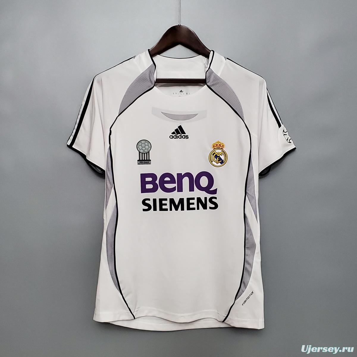 Retro Real Madrid 06/07 home Soccer Jersey