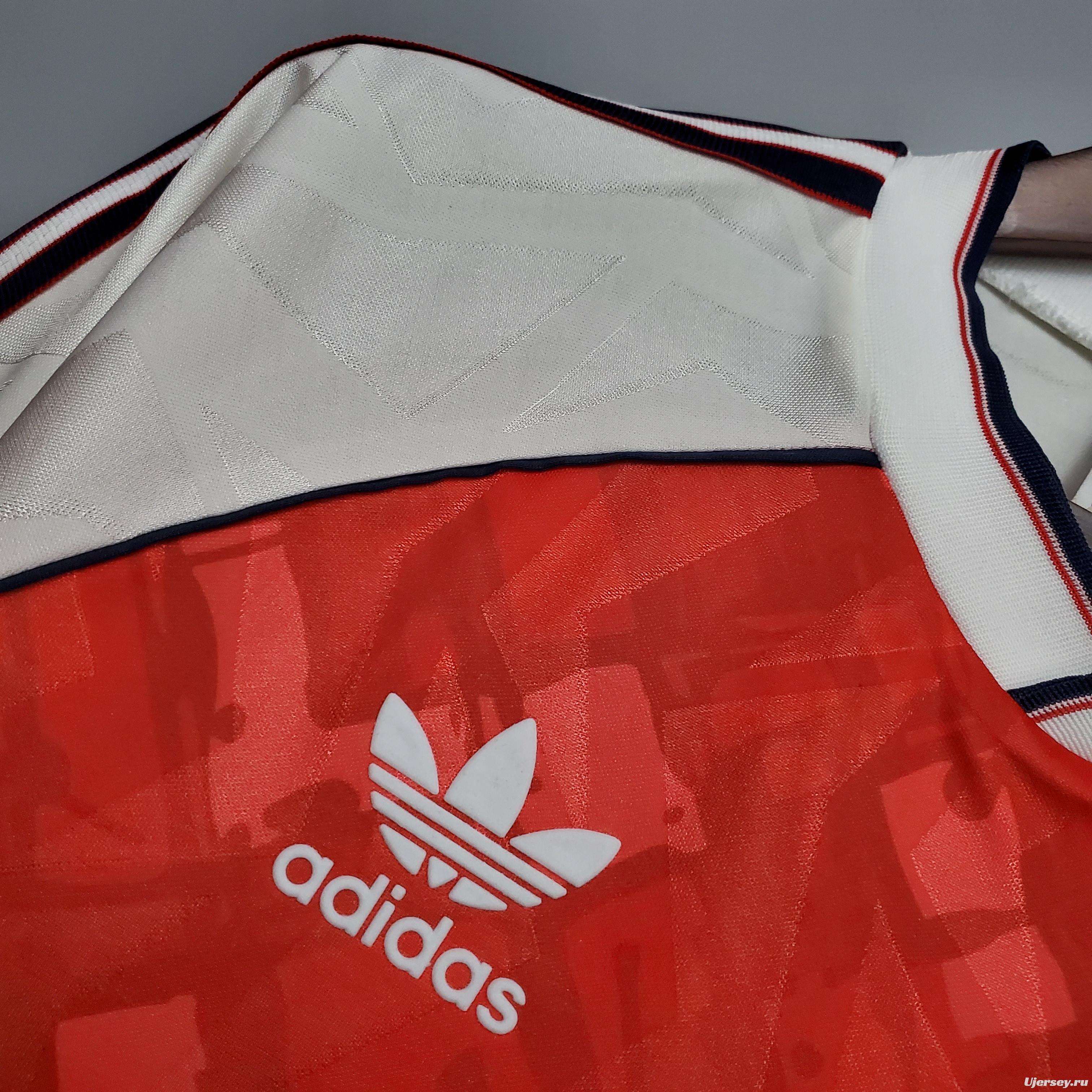 Retro 90/92 Arsenal home Soccer Jersey