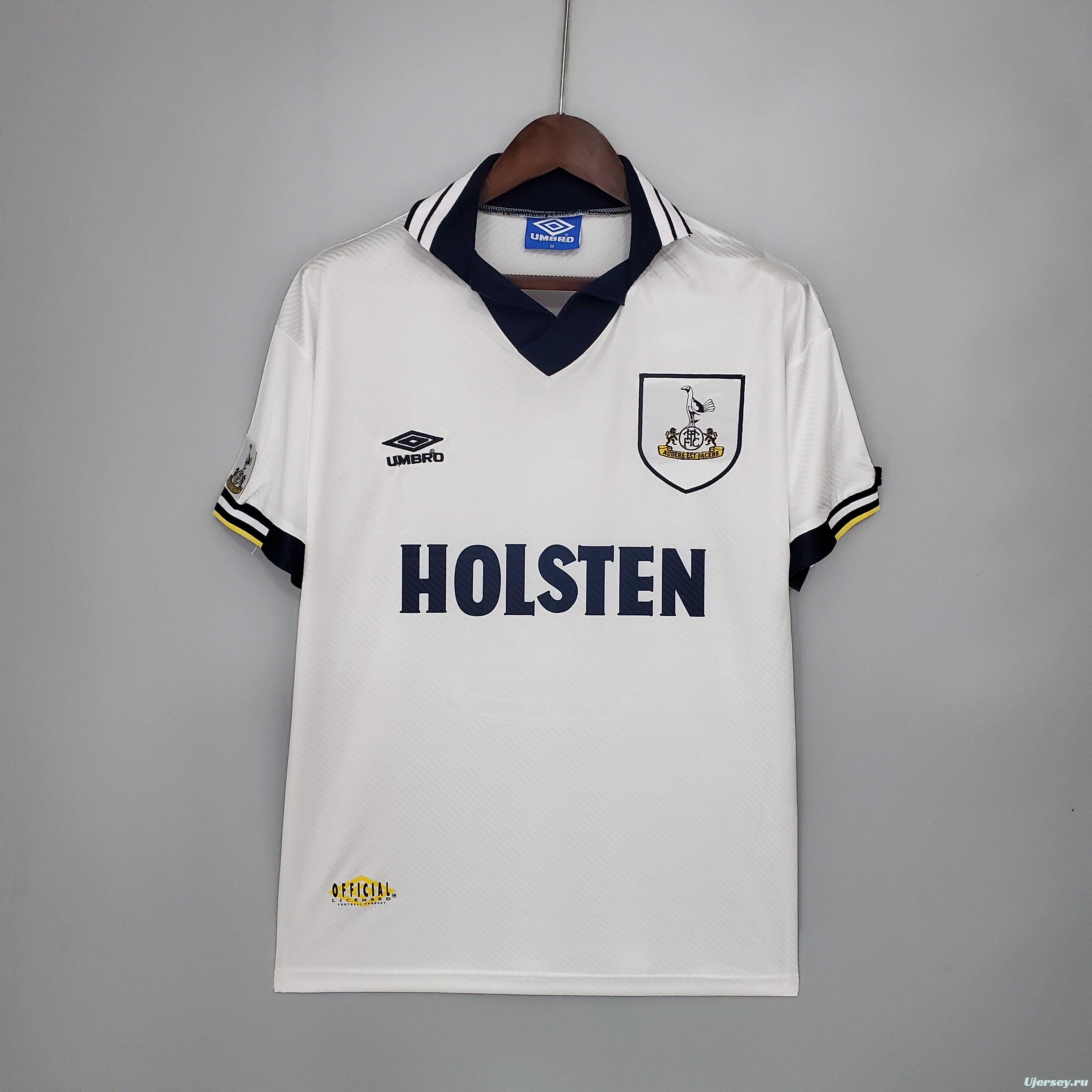 Retro 94/95 Tottenham home Soccer Jersey