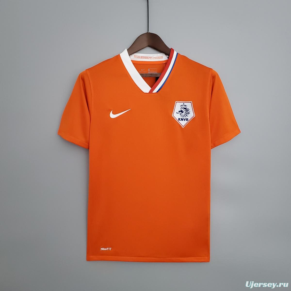 Retro Netherlands 2008 home Soccer Jersey