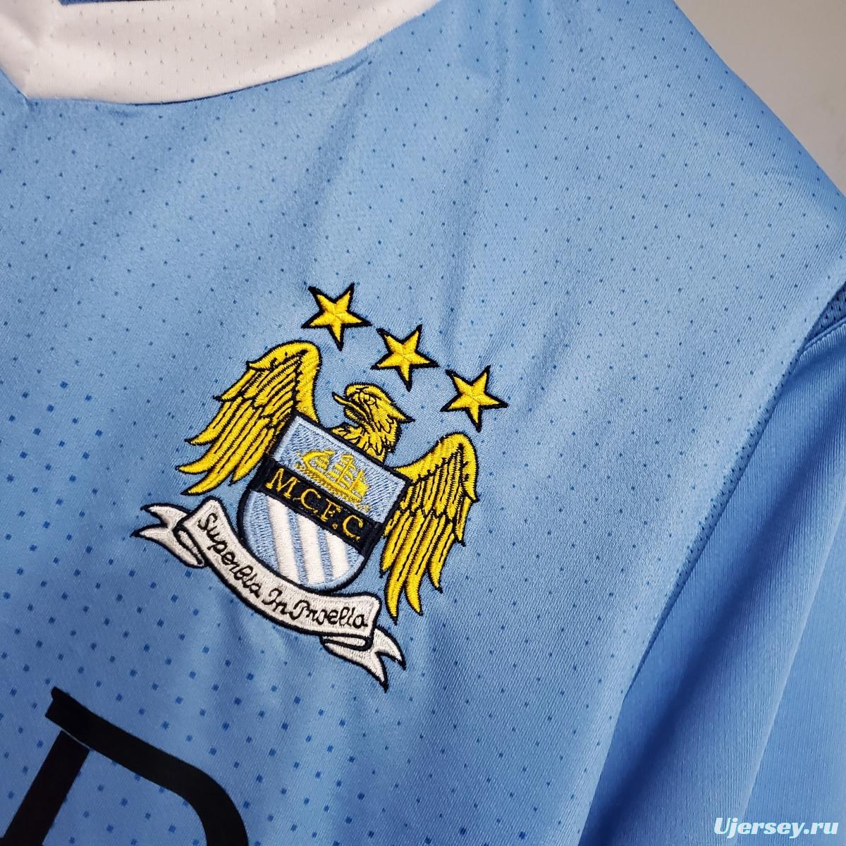 Retro Manchester City 11/12 home Soccer Jersey