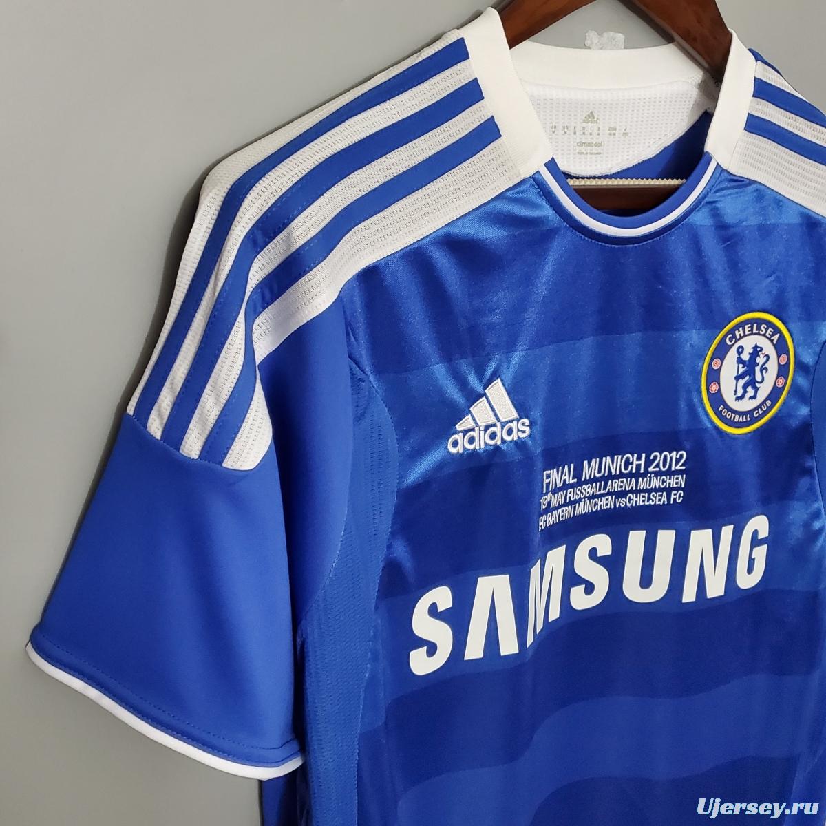 Retro 2012 Chelsea Champions League version home Soccer Jersey