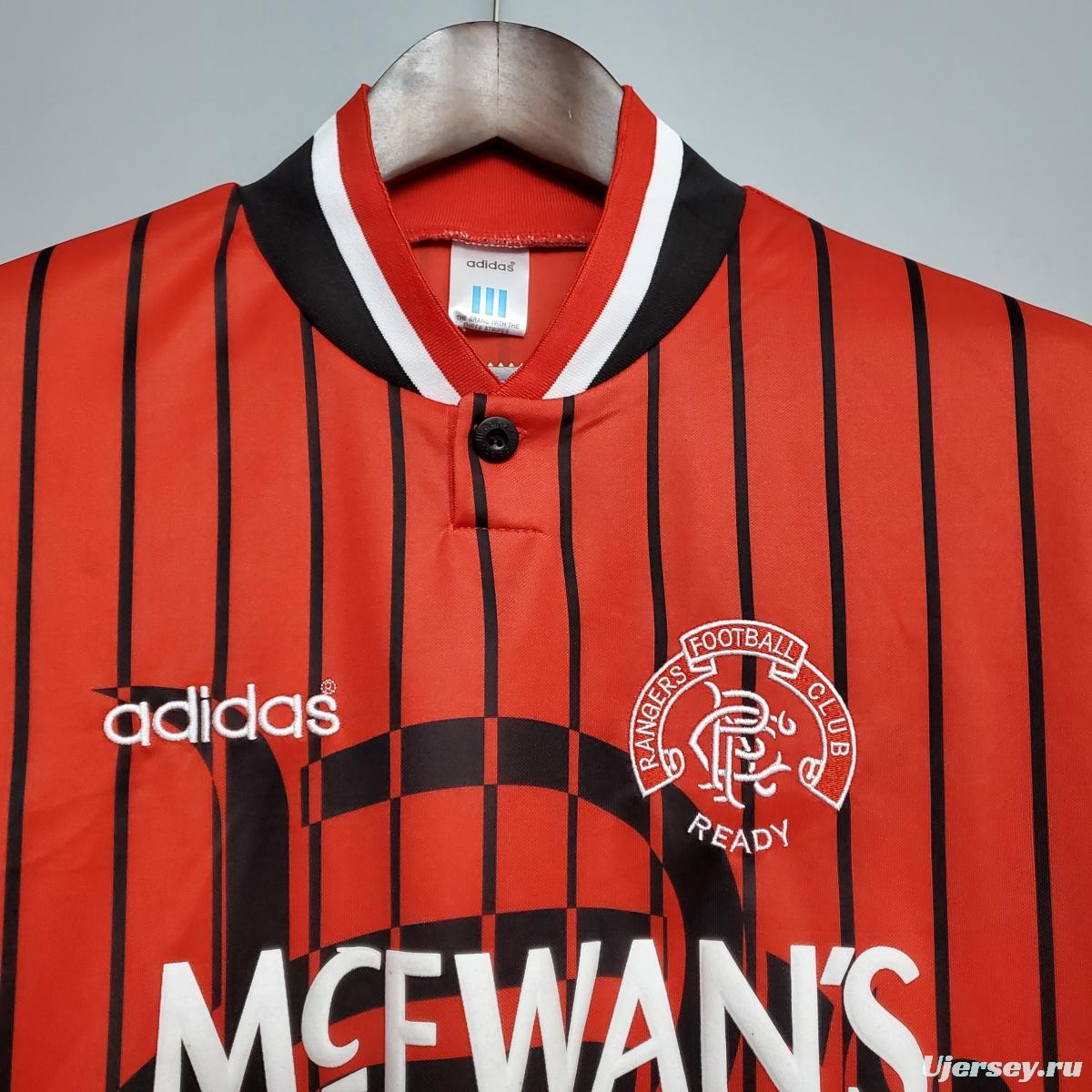 Retro 94-95 Rangers Away Soccer Jersey