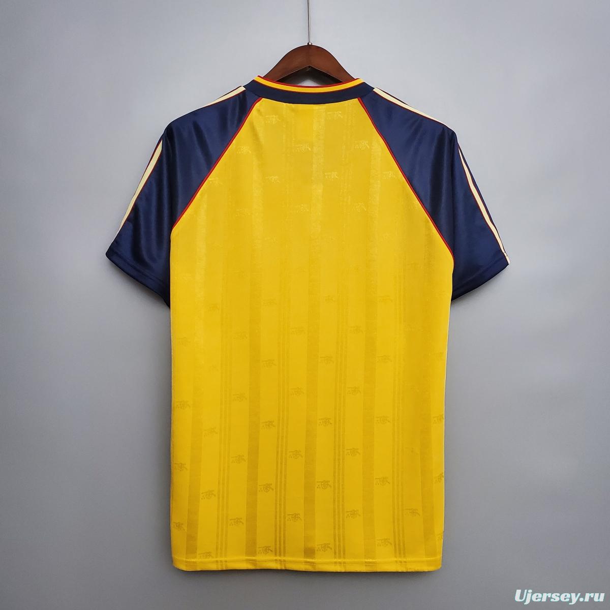 Retro 88/89 Arsenal AWAY Soccer Jersey