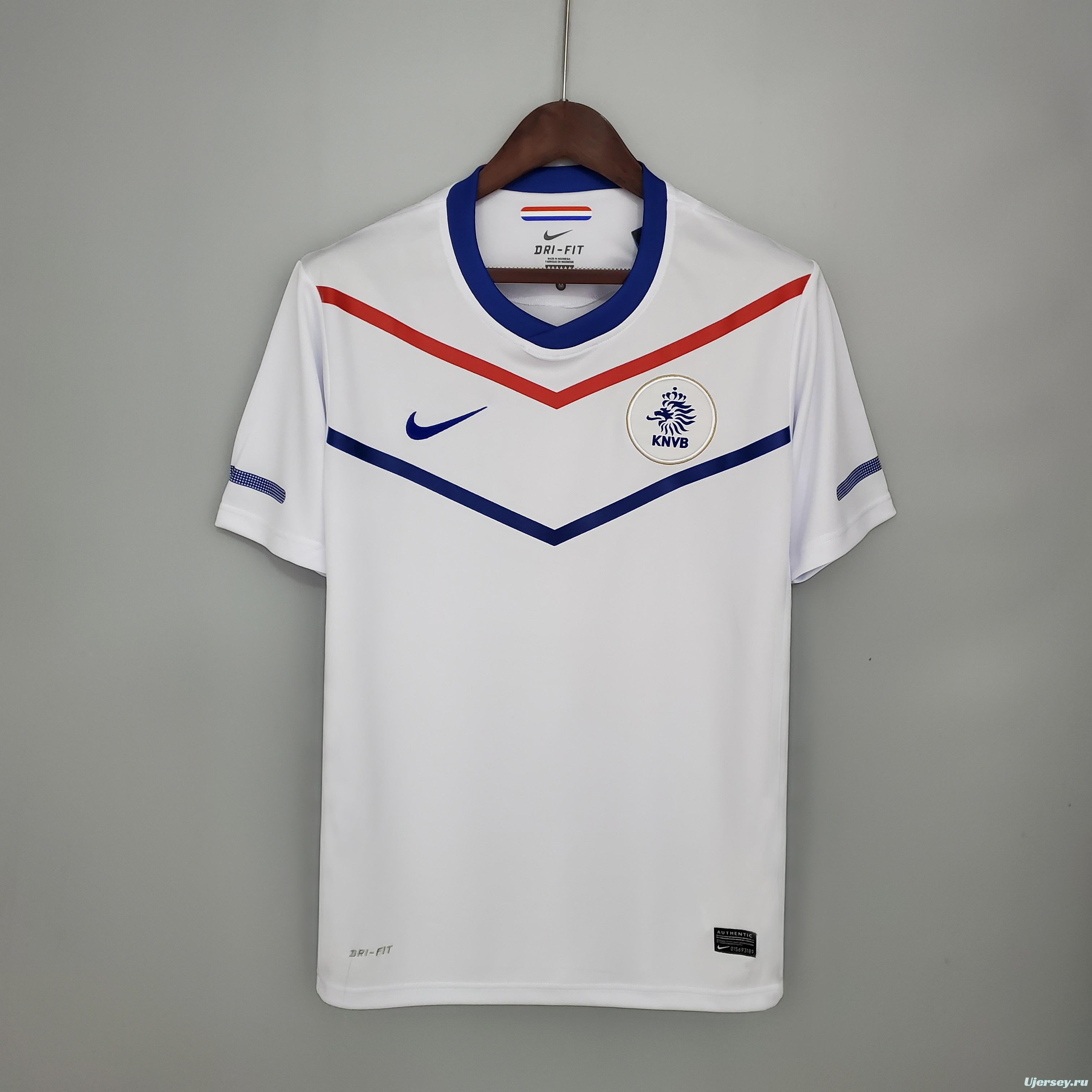 Retro Netherlands 2010 away Soccer Jersey