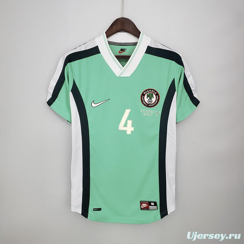 Retro Nigeria 1998 home Soccer Jersey