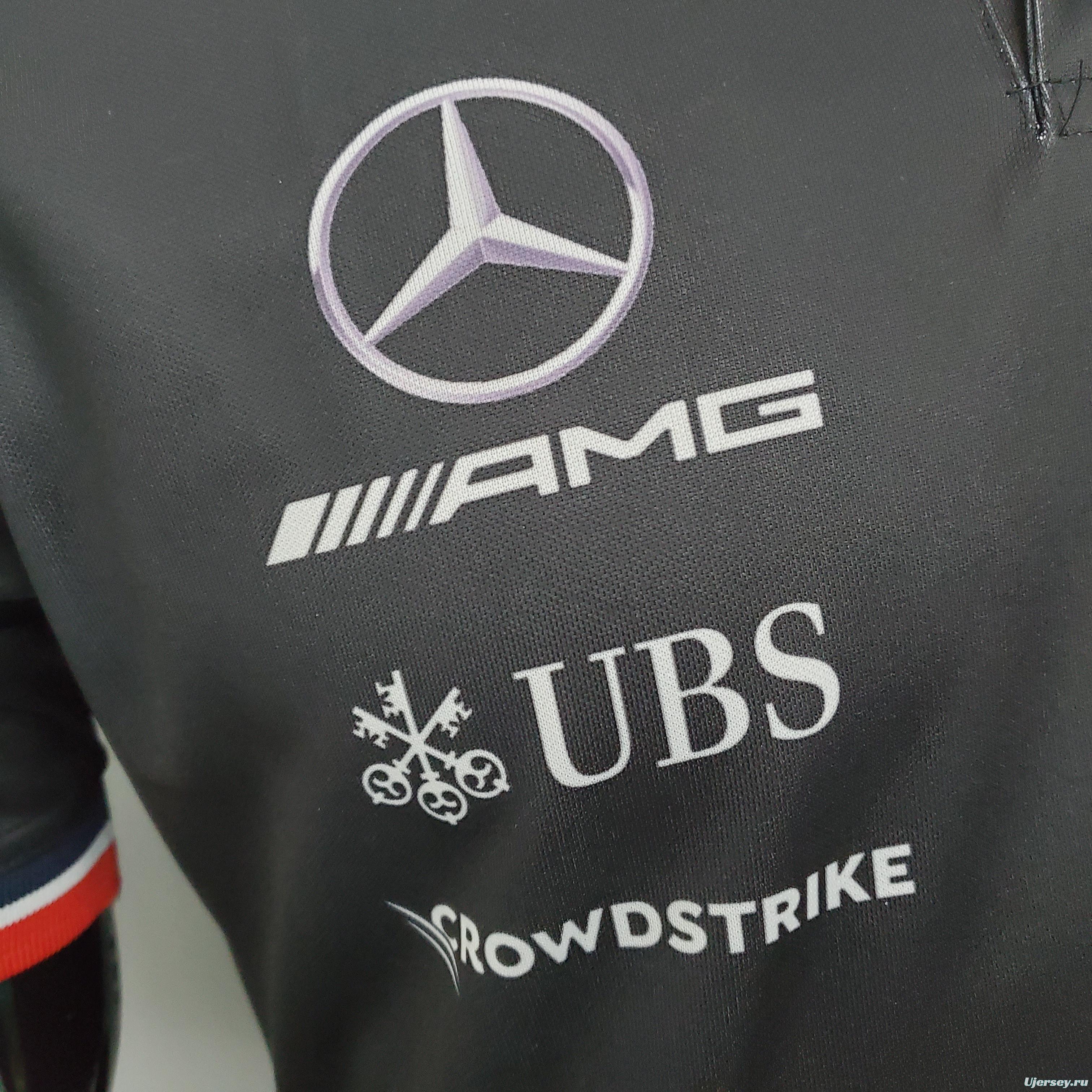 F1 Formula One racing suit; Mercedes POLO Black S-5XL