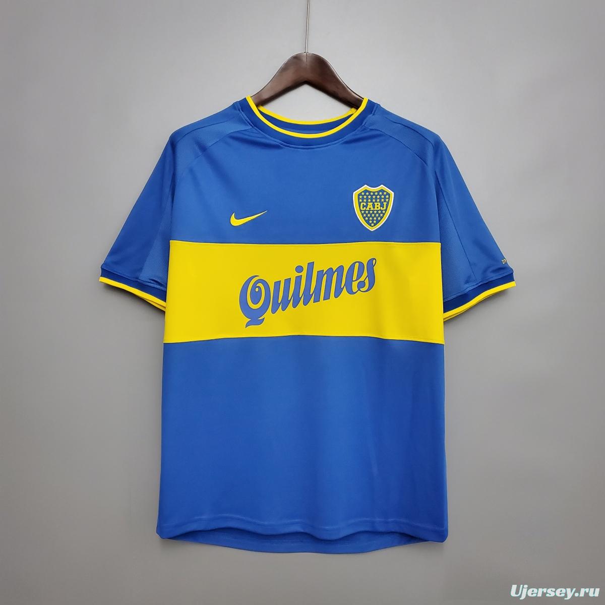 Retro Boca Juniors 99/00 home Soccer Jersey