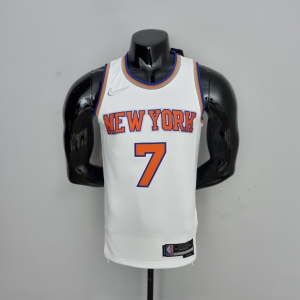 75th Anniversary Anthony #7 New York Knicks White NBA Jersey