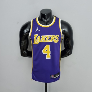 75th Anniversary Rondo #4 Los Angeles Lakers Jordan Purple NBA Jersey