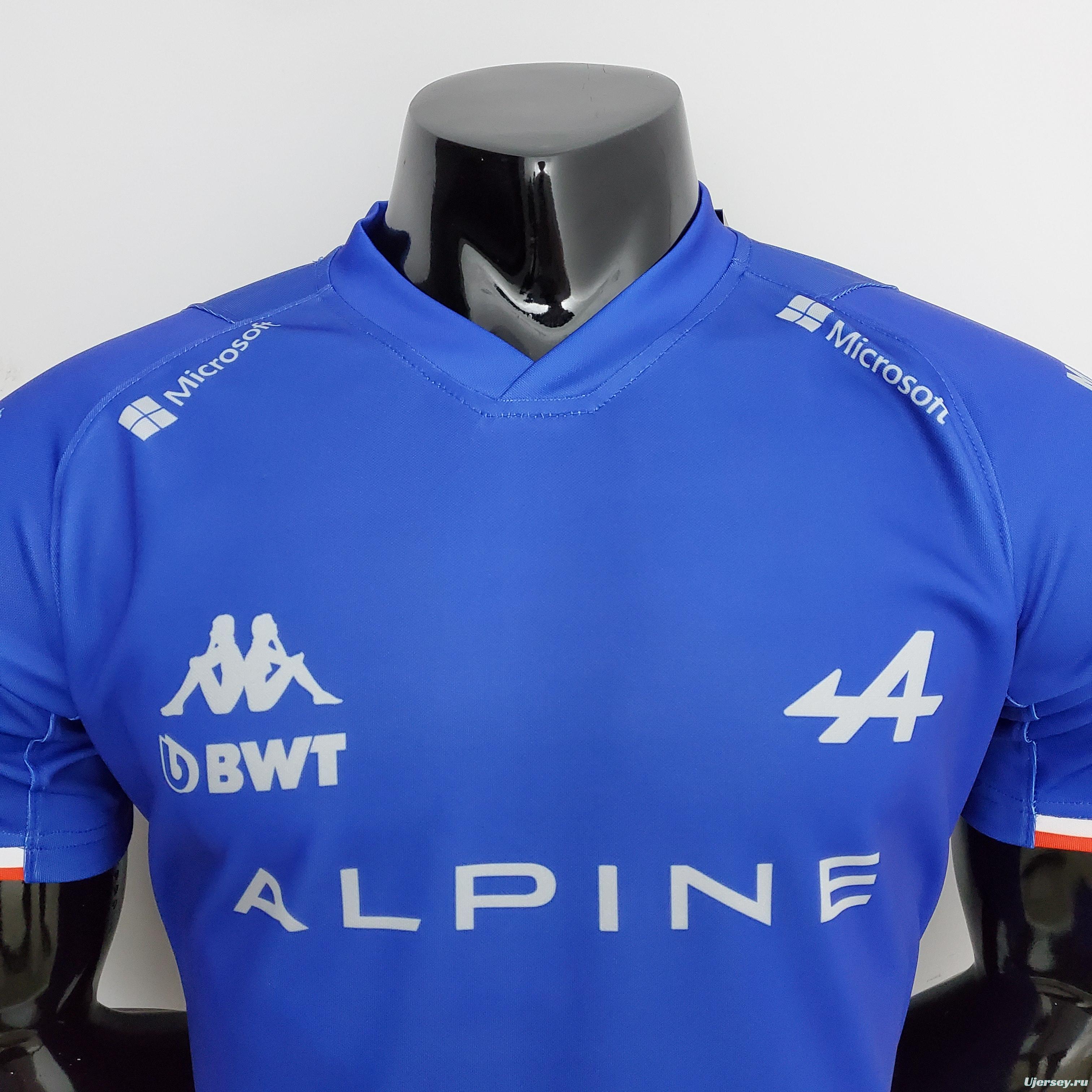 F1 Formula One 2022 Blue S-5XL