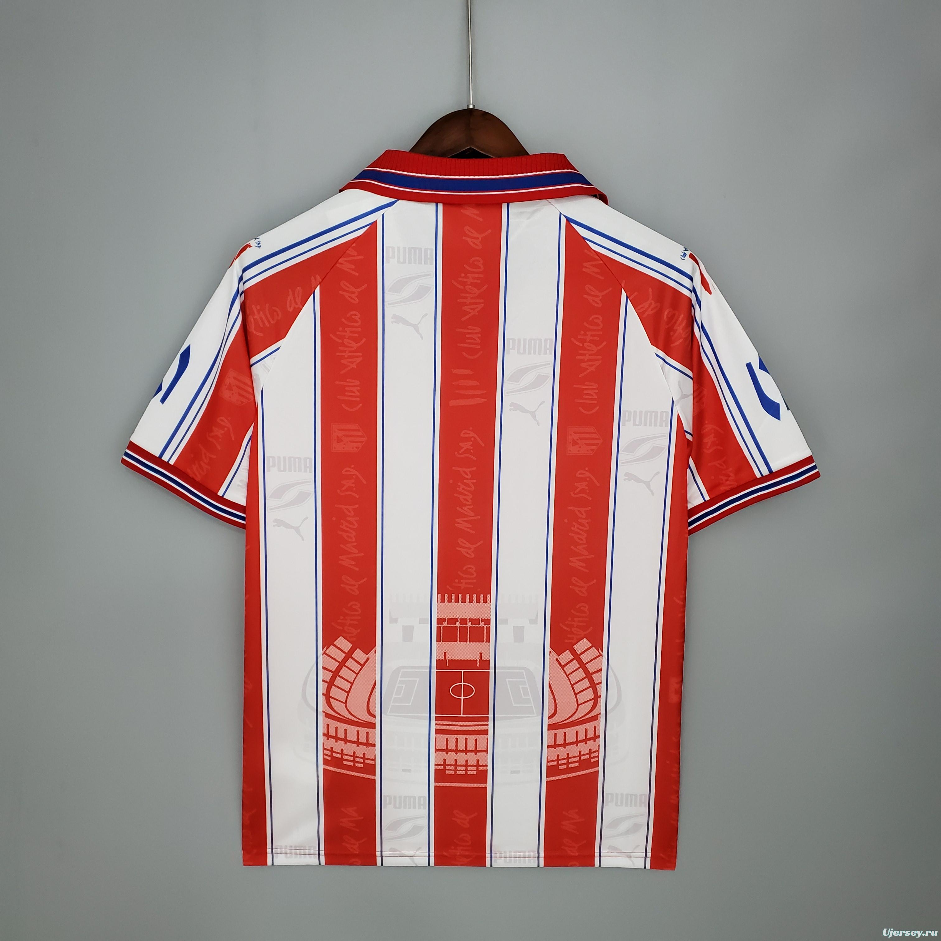 Retro Atletico Madrid 96/97 home Soccer Jersey