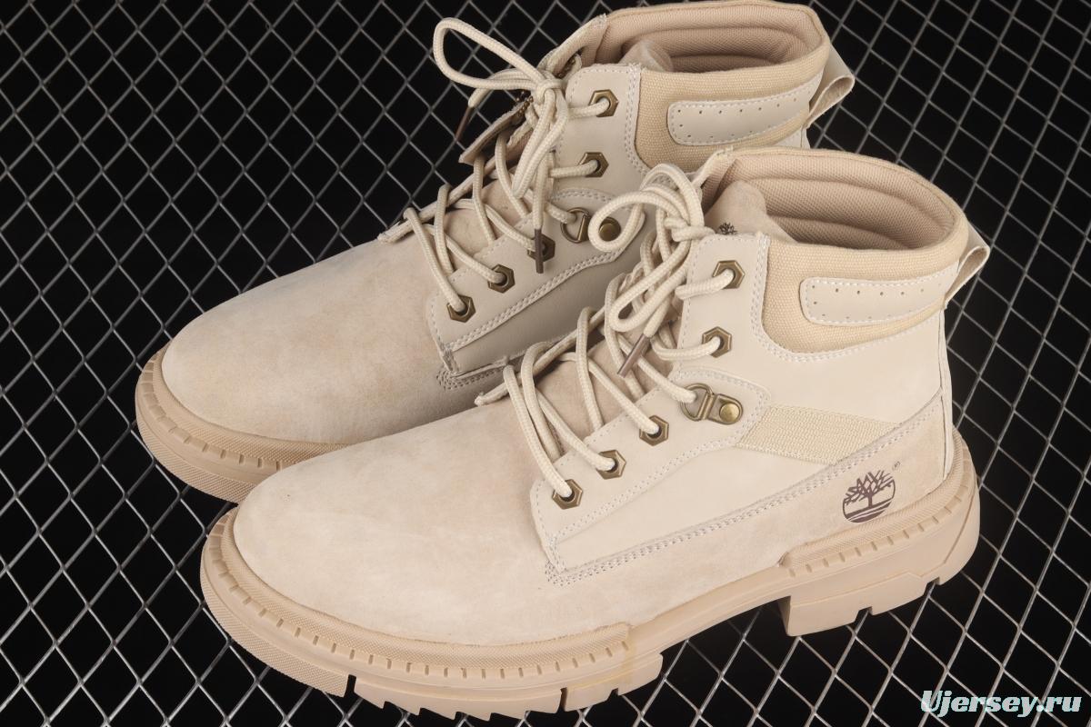 Timberland 21ss autumn and winter new high-top casual shoes TB10055BEIGE