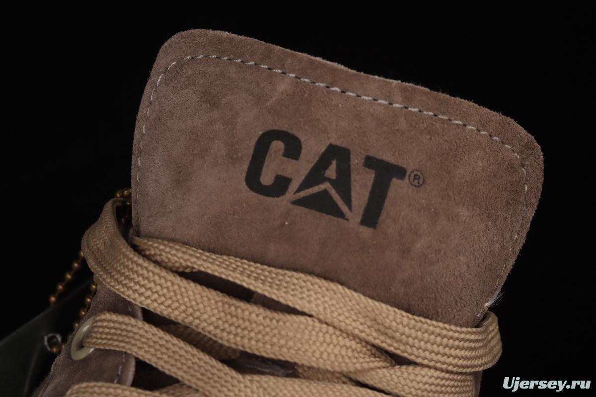 CAT FOOTWEAR/ CAT Carter 21SS autumn new vintage fashion shoes series leisure board shoes P720536 light coffee