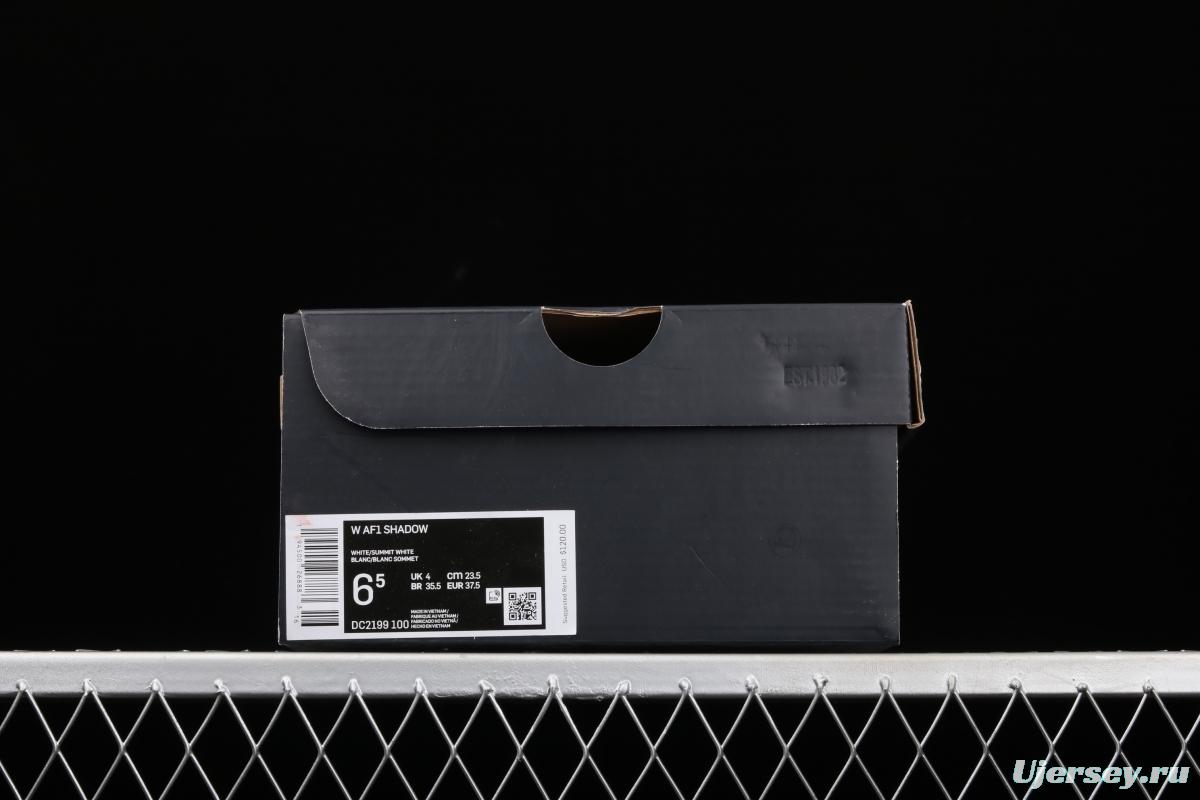 NIKE Air Force 1 ShAdidasow light weight heightened low-top board shoes DC2199-100
