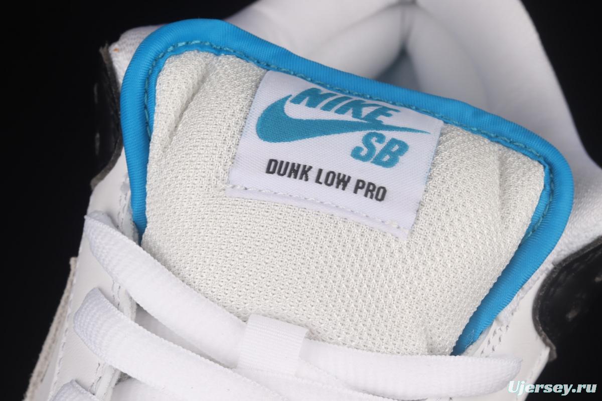 NIKE SB DUNK Low Prm laser blue color SB buckle rebound fashion casual board shoes BQ6817-101