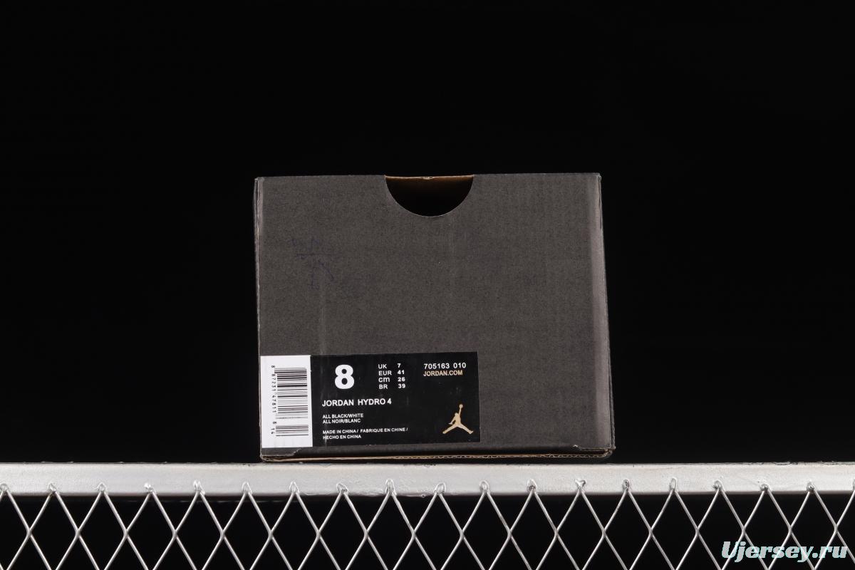 Air Jordan Hydro 4 Retro Trapeze Velcro Slippers 705163-010