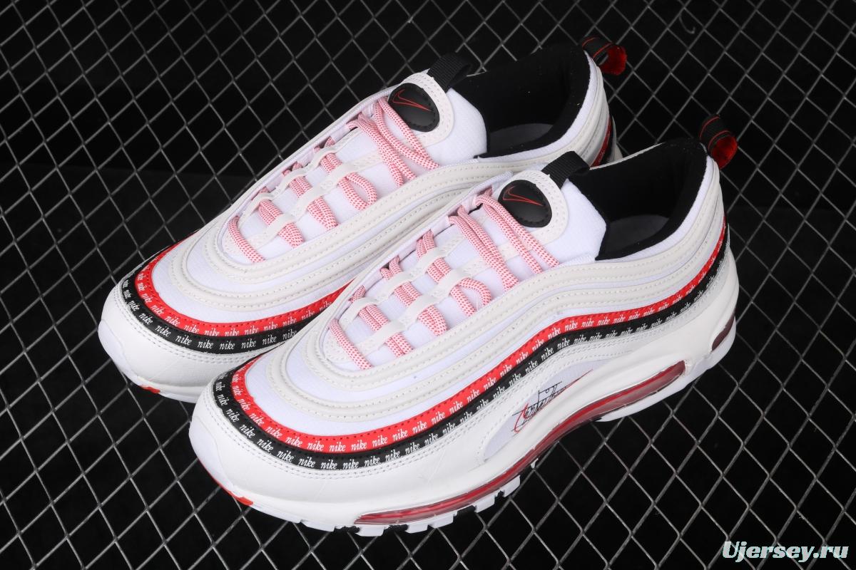 NIKE Air Max 97 new color matching air cushion running shoes CK9397-100