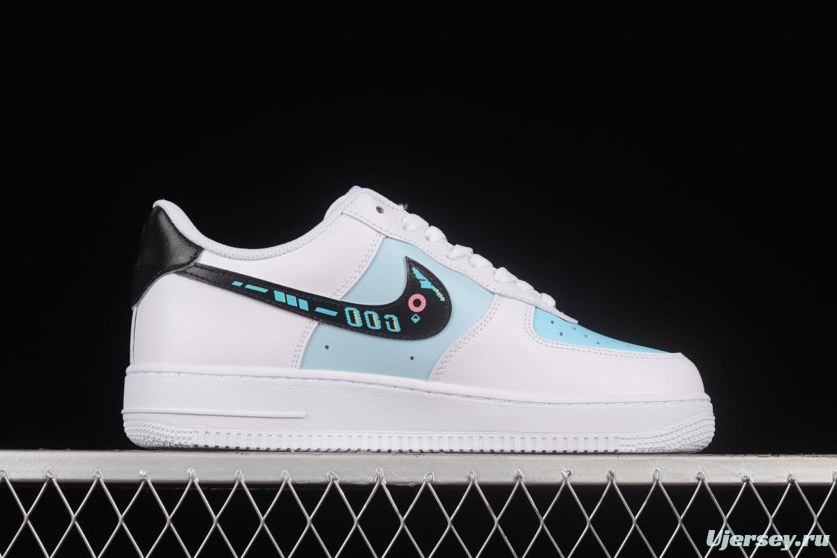 NIKE Air Force 1'07 Low Video Game Theme Low Casual Sneakers CW2288-111