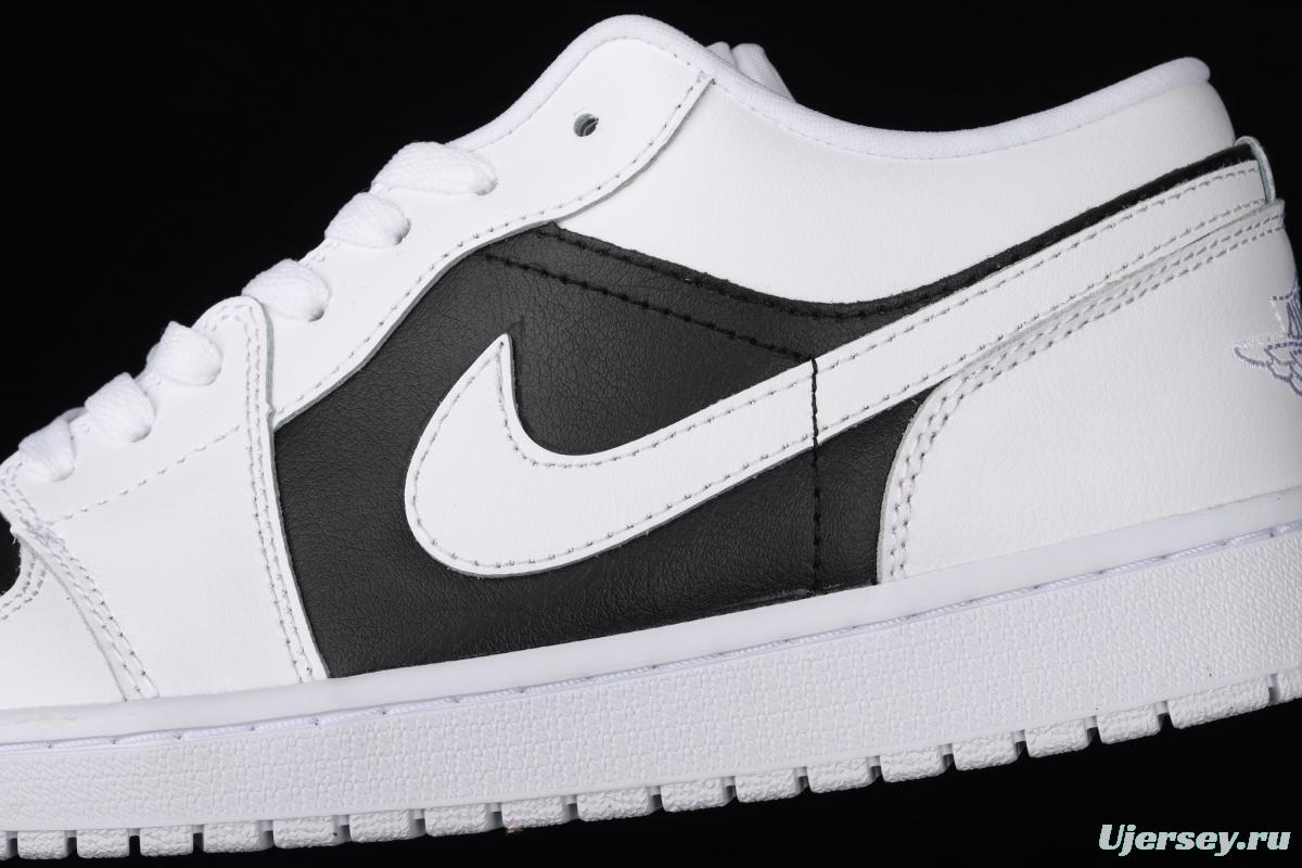 Air Jordan 1 Low black and white panda low-side culture leisure sports shoes DC0774-100