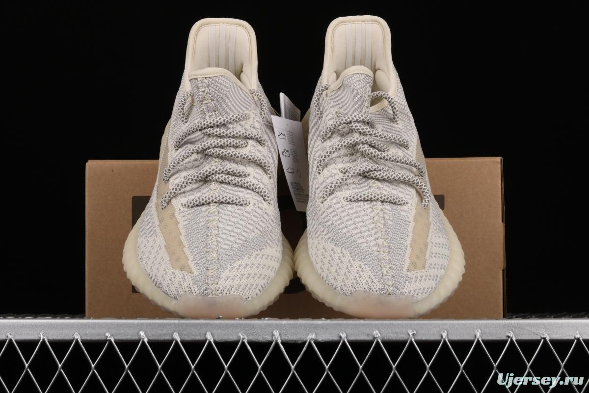 Adidas Yeezy 350 Boost V2 FU9161 Darth Coconut 350 second generation beard white hollowed-out angel color