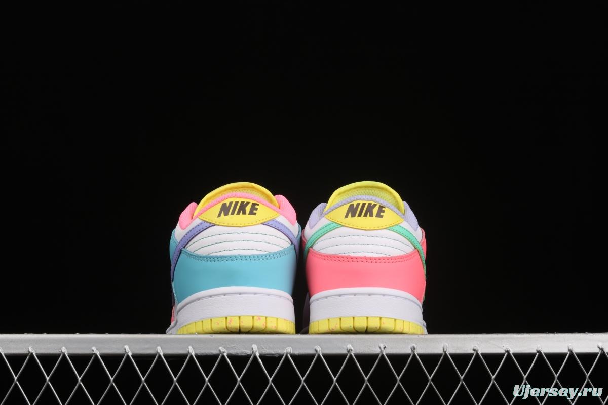 NIKE SB DUNK Low SE Candy egg / candy mandarin duck dunk series low side leisure sports skateboard shoes DD1872-100