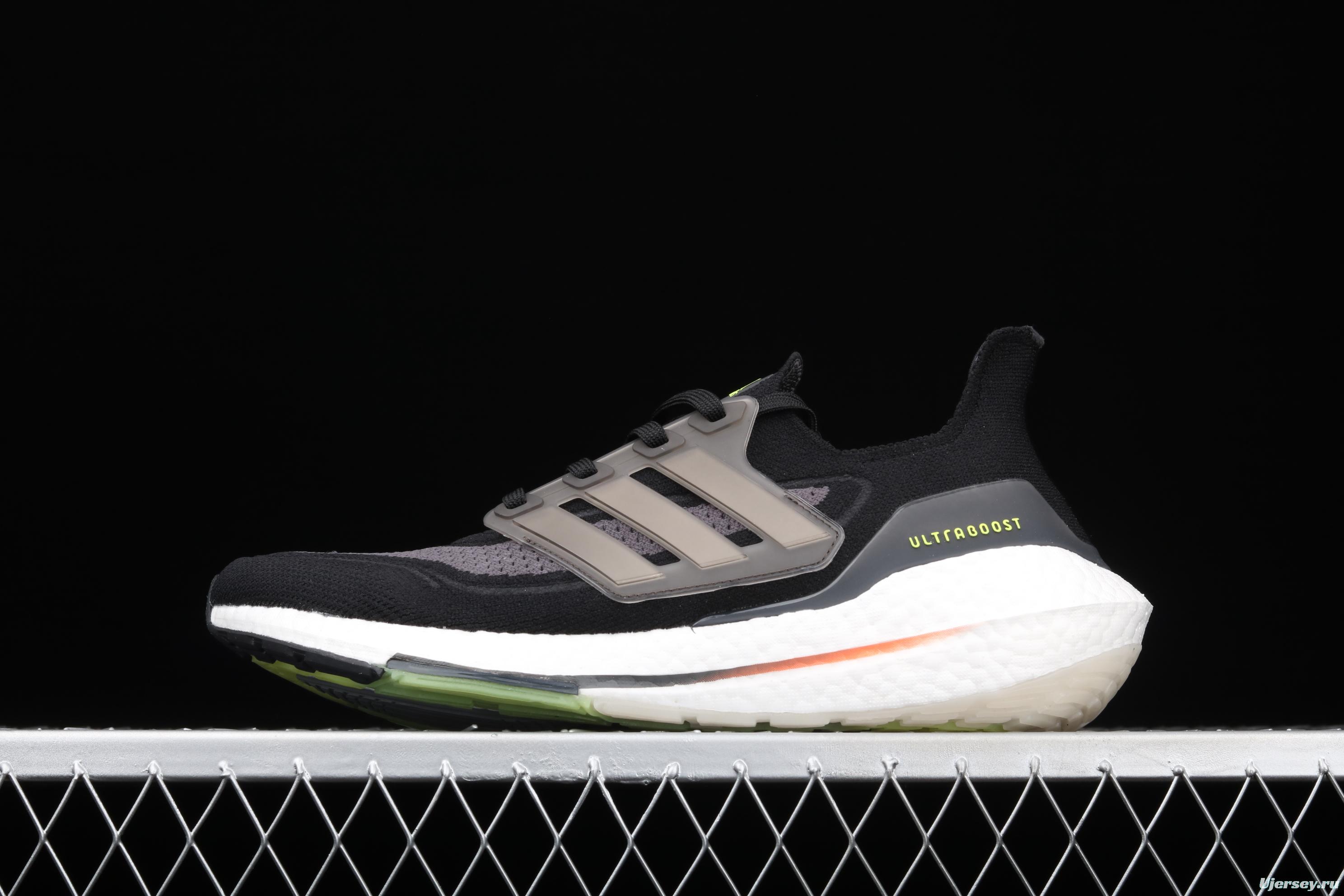 Adidas Ultra Boost 21 Consortium FY0374 Das new thick-soled popcorn running shoes