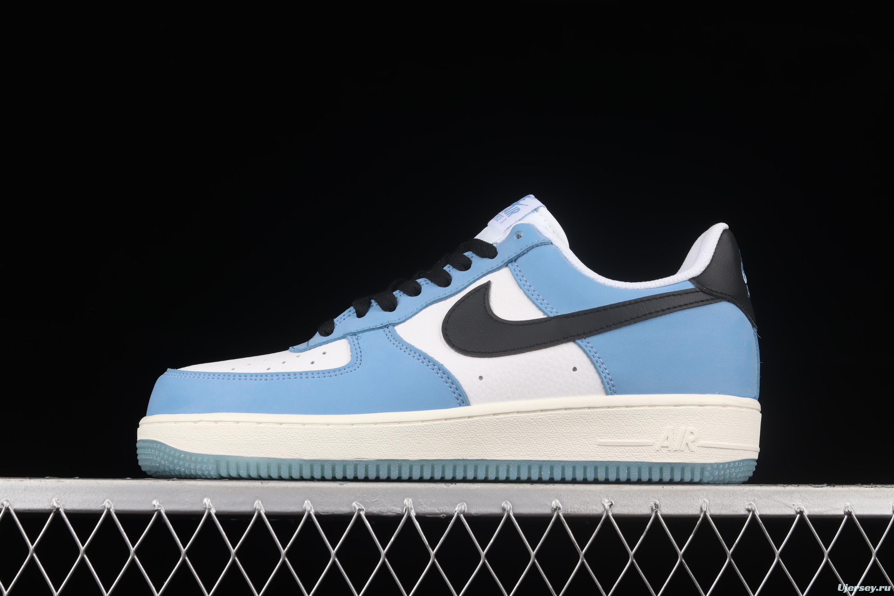 NIKE Air Force 11607 Low University Blue university blue low top casual board shoes 556088-136