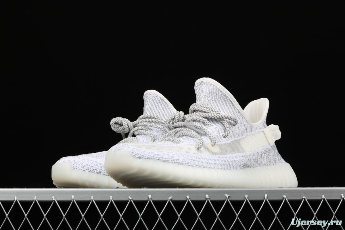 Adidas Yeezy Boost 350V2 Static EF2367 Darth Coconut 350 second generation hollowed-out silk star