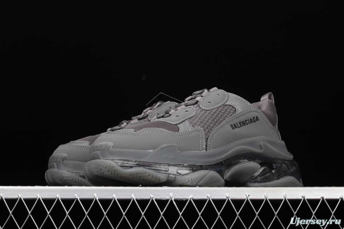 Balenciaga Triple S 3.0 three-generation retro casual running shoes full combination nitrogen crystal outsole A11801