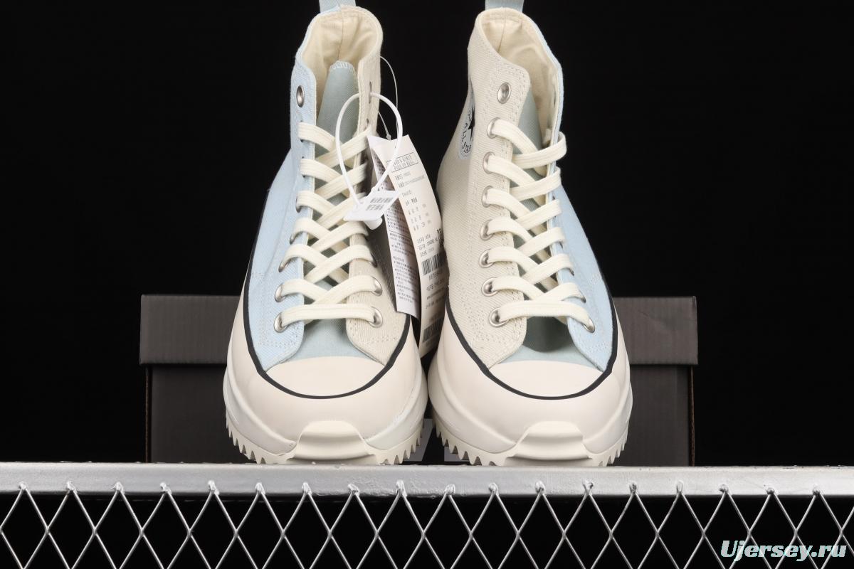 Converse Run Star Hike Converse Xiao Zhan same sawtooth heightened thick soles shoes 171894C
