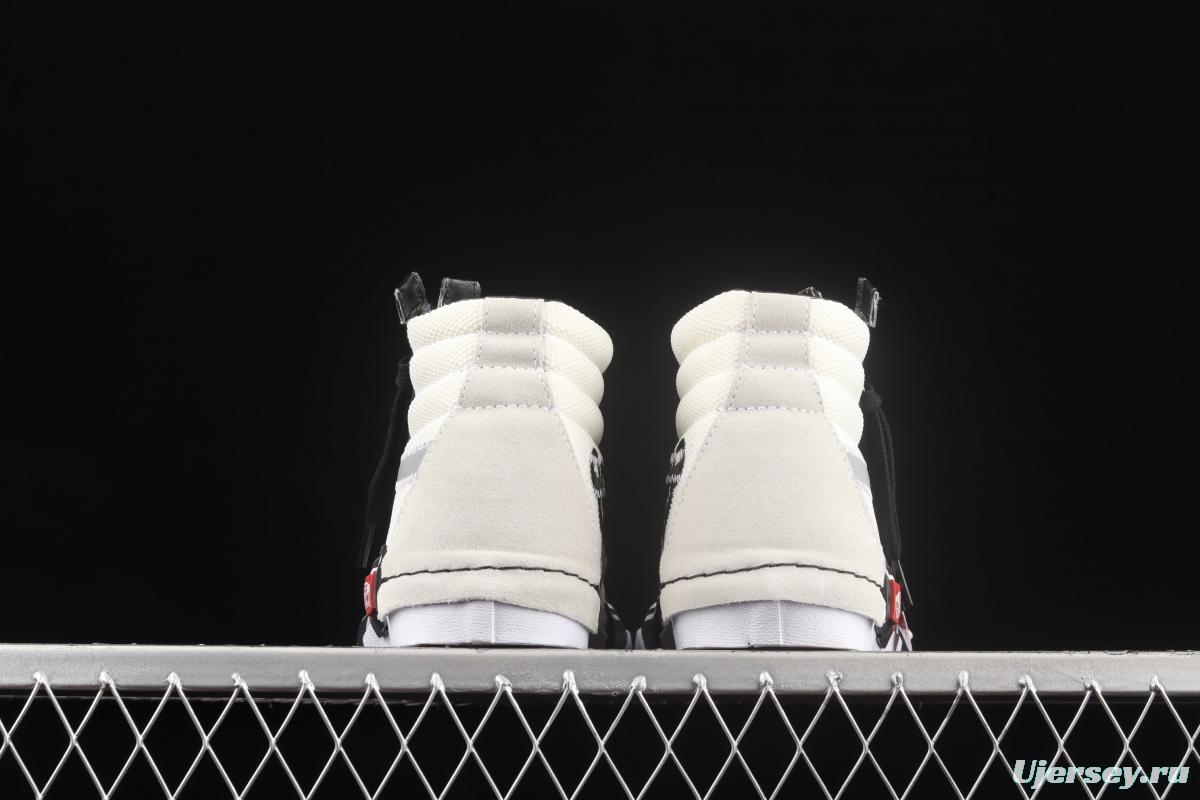 Vans Vault Sk8-Hi Reissue Ca deconstruction high top 3M reflective canvas vulcanized shoes VN0A3WM1TUU