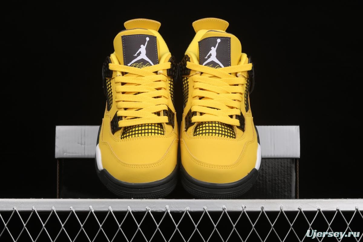 Air Jordan 4 Lightning Yellow Battery 314254-702