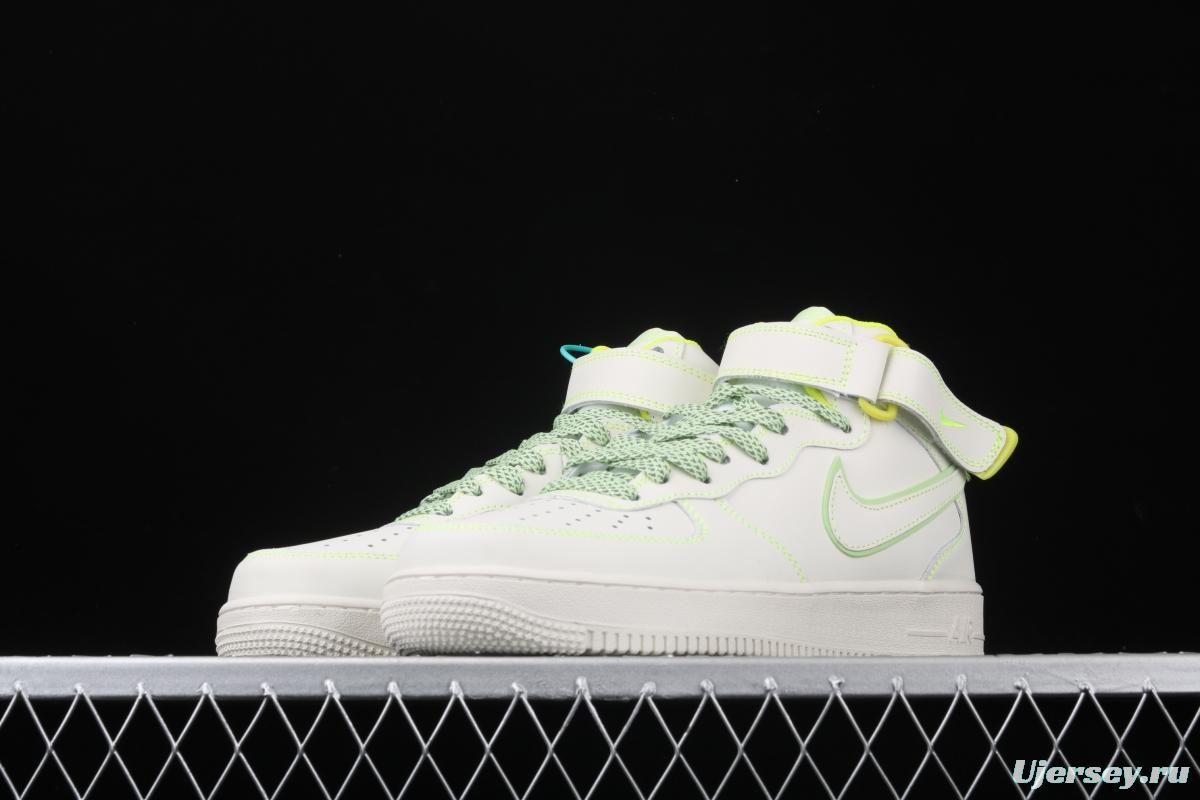 NIKE Air Force 1x 07 Mid 3M reflective Air Force casual board shoes AA1118-012