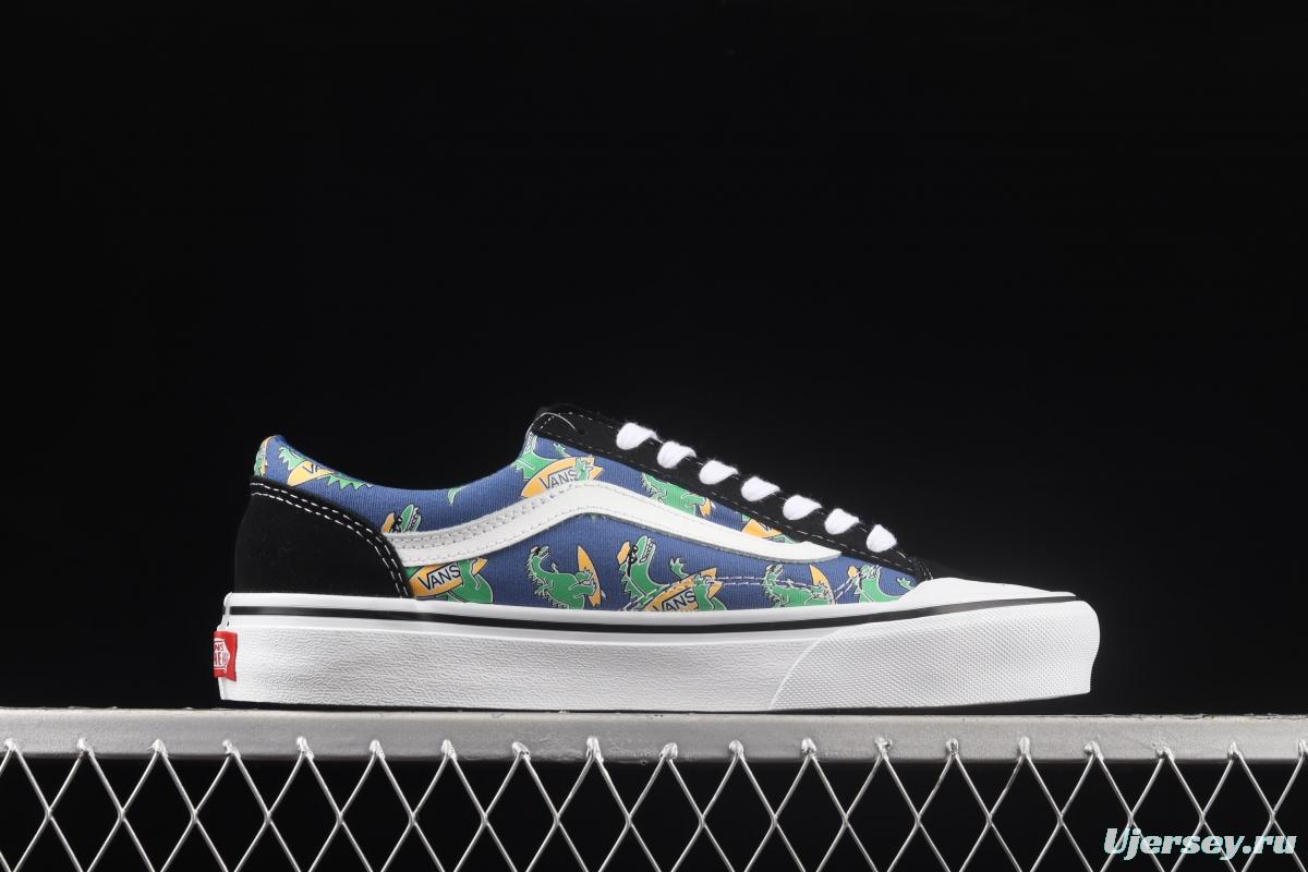 Vans Style 36 SF Klein blue dinosaur half-moon Baotou low-top casual board shoes VN0A6WKT6QT