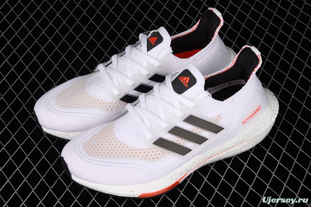 Adidas Ultra Boost 21 Consortium S23863 Das new thick-soled popcorn running shoes