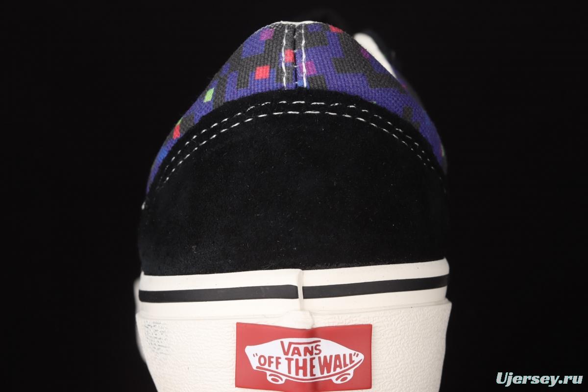 Vans Style 36 Cecon SF half-moon bald magic box deformation colorful checkered low-top casual board shoes VN0A3MVL2XY