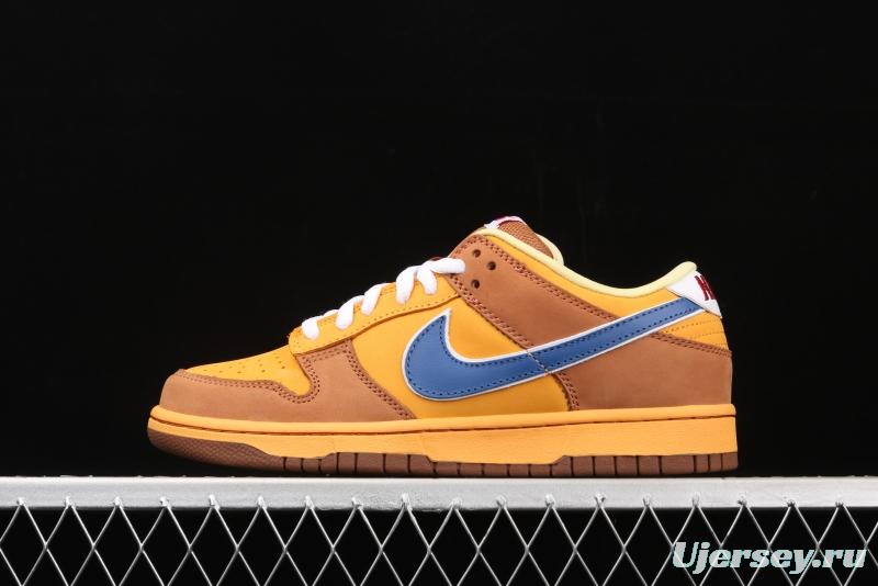 NIKE DUNK Low Newcastle Brown Ale TS with the same yellow beer super-limited color matching Newscale low-top skateboard shoes 313170-741