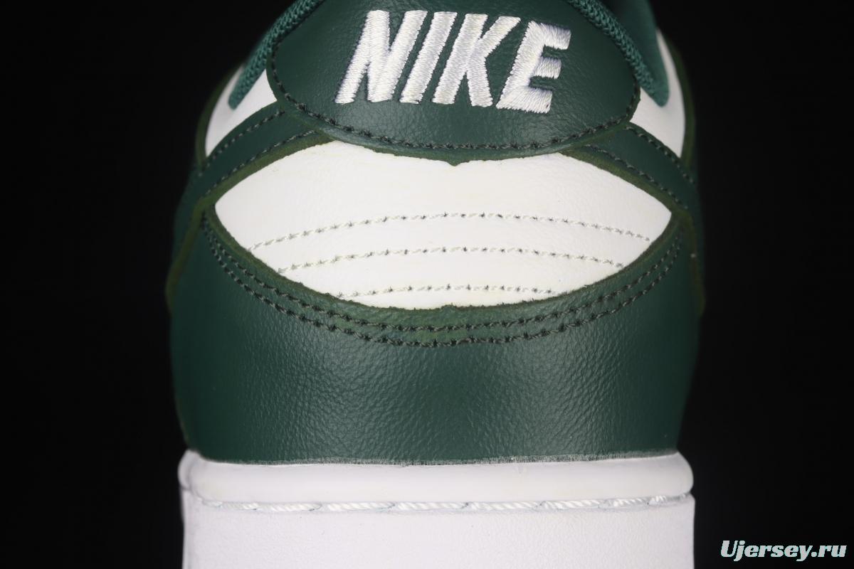 NIKE SB DUNK Low Team Green Michigan White and Green Slam Dunk Series low side Leisure Sports Skateboard shoes DD1391-101