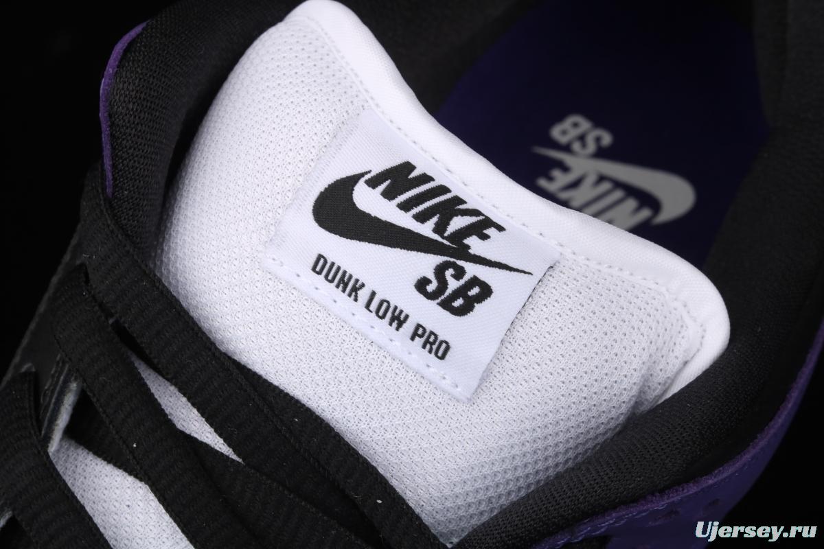 NIKE SB DUNK Low Court Purple black and purple North Carolina low-top leisure sports skateboard shoes BQ6817-500