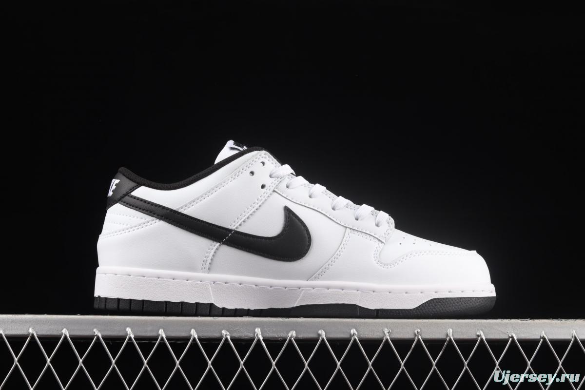 NIKE SB DUNK Low white and black color dunk series low-side leisure sports skateboard shoes DD1503-113