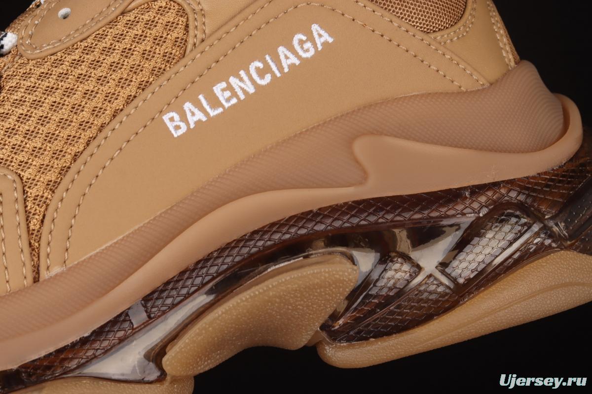 Balenciaga Triple S 3.0 full-combination nitrogen crystal outsole W2GA12706 for retro casual running shoes