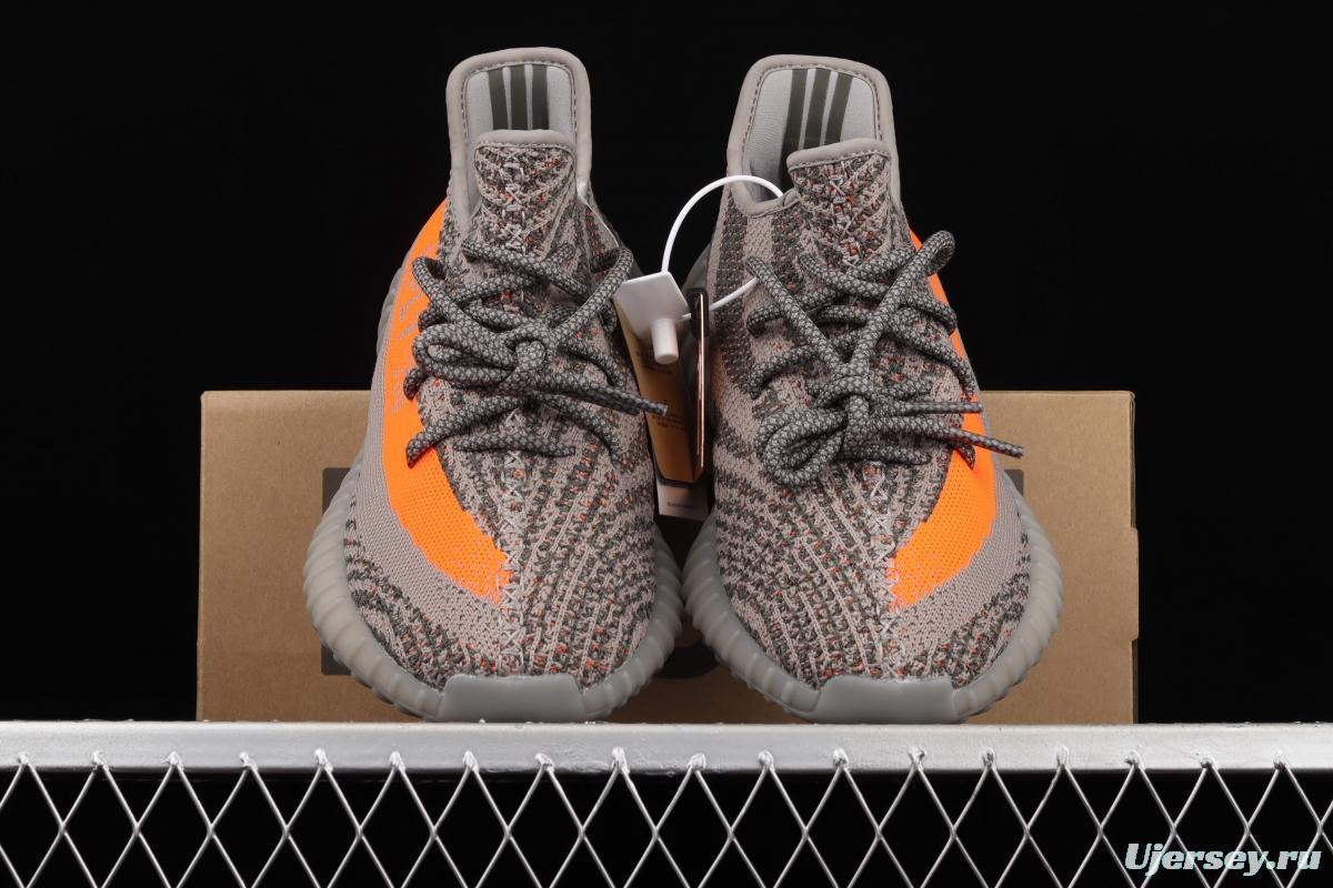 Adidas Yeezy 350 Boost V2 GW1229 Darth Coconut 350 second generation gray orange star