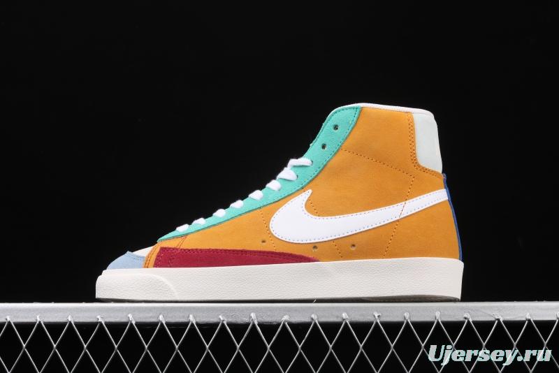 NIKE Blazer Mid'77 Vntg WE Suede Trail Blazers Classic High Band Leisure Sports Board shoes CI1167-600