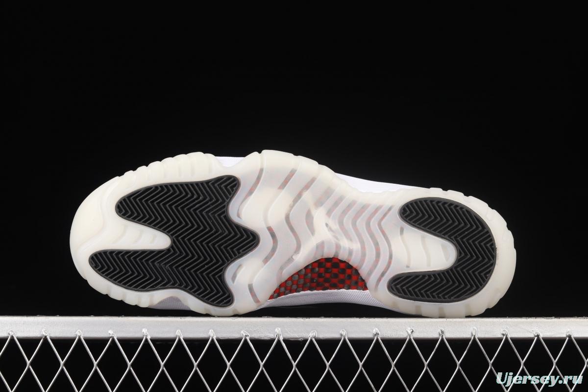 Air Jordan 11 Retro Low 72-10 1 low-help big devil sports culture basketball shoes AV2187-001