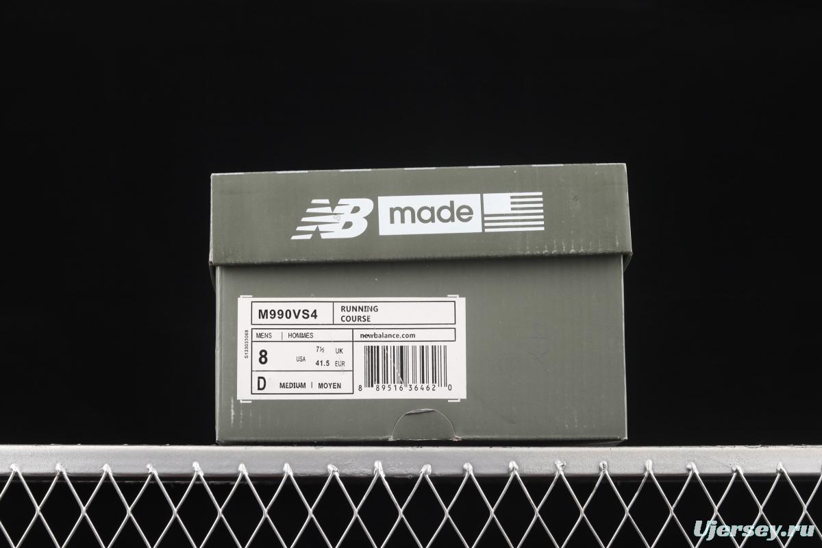 New Balance NB990 series of high-end American retro leisure running shoes M990VS4