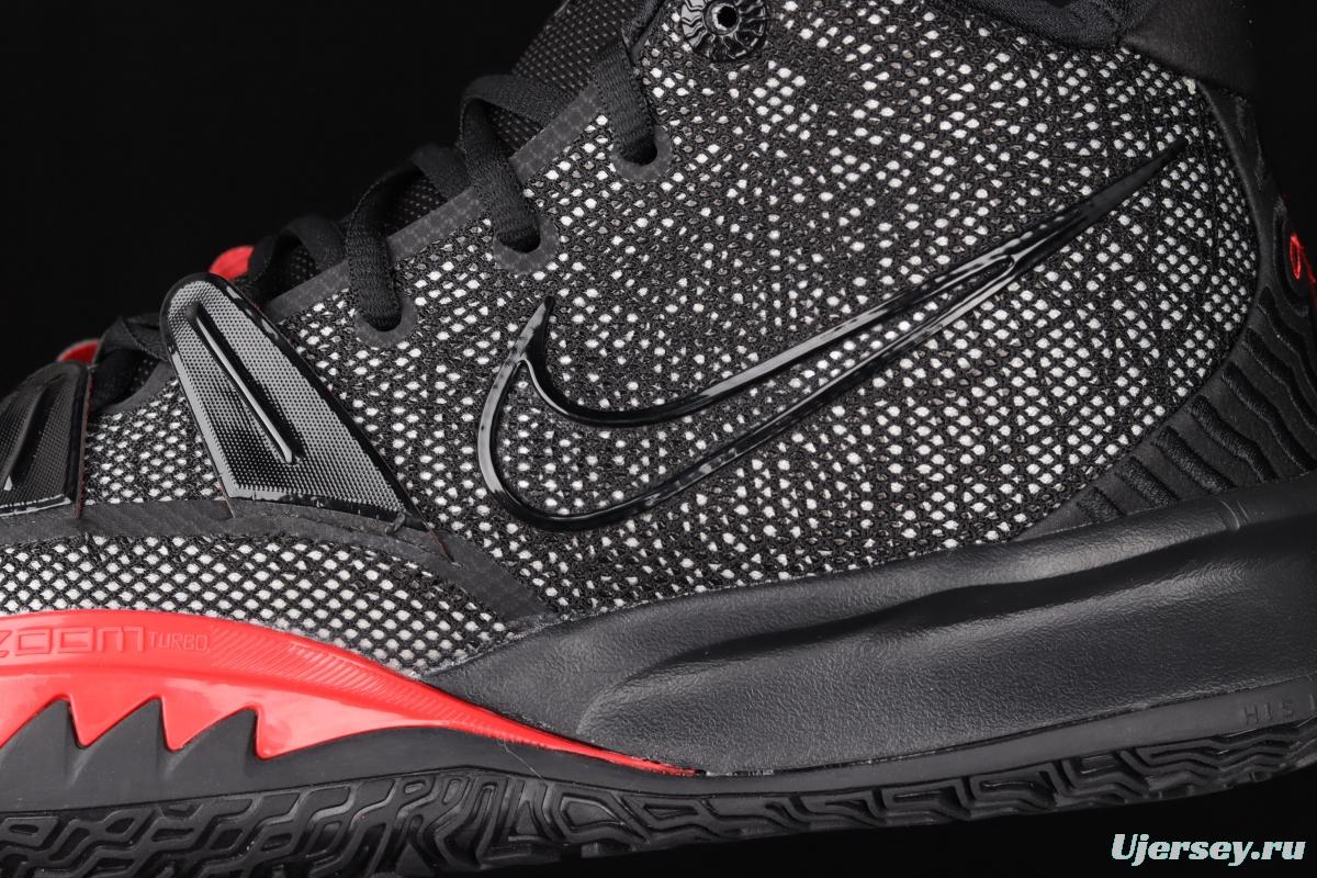 NIKE Kyrie 7 BRED Owen 7th generation black and red CQ9327-001