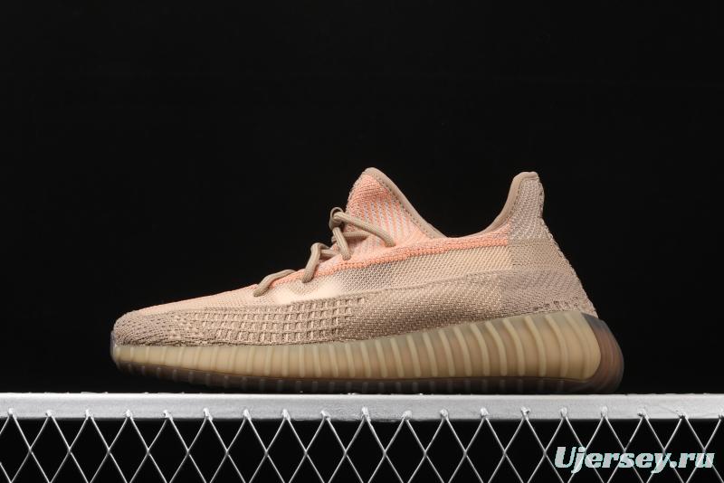 Adidas Yeezy 350 Boost V2 FZ5240 Darth Coconut 350 second generation hollowed-out pheasant red color matching