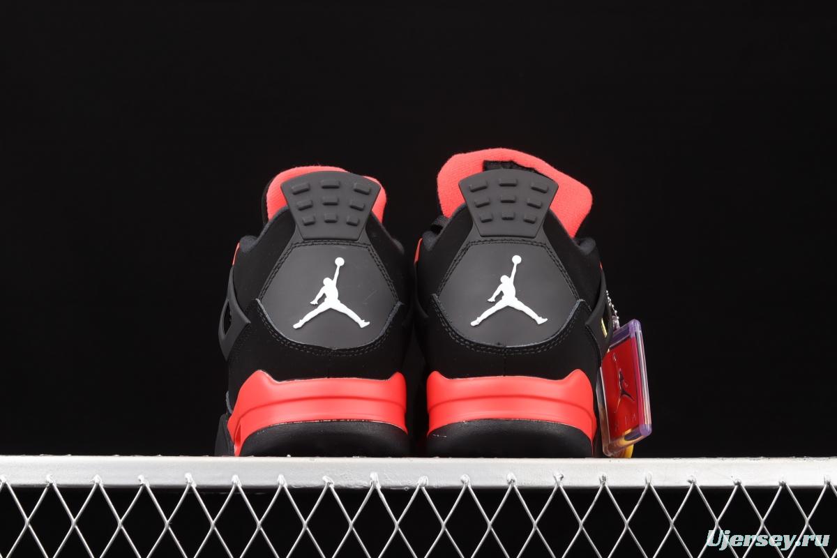 Air Jordan 4 Retro SE University Blue New Black and Red retro Leisure Sports Culture Basketball shoes CT8527-016